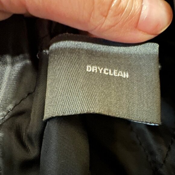 Kenneth Cole Reaction Wool Blend Size L Black Pea Coat Dry Clean - Picture 5 of 10